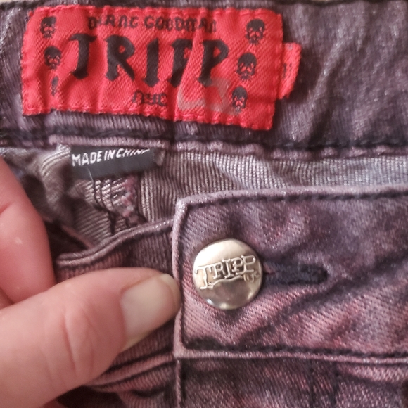 Vintage Tripp NYC Daang Goodman Purple Wash Skinny Jeans. - Picture 11 of 16